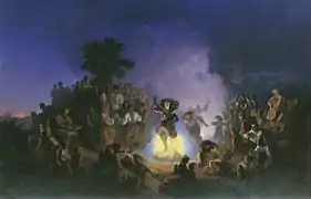 „Die Nacht von Iwan Kupala“, Iwan Solokow 1856