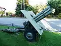100-mm-Skoda-Gebirgshaubitze in Ispra (Italien)