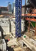15 Hudson Yards in Bau am 19. Juni 2016