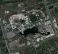 Satellitenbild des Komplex