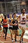 Morgan McDonald (weißes Trikot)Rang sieben in 13:30,73 min
