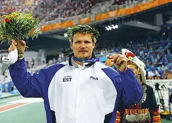 Aleksander Tammert wurde Siebter