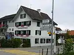 «Ochsen» am Schwa­benweg von Konstanz nach Einsiedeln