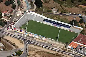 Luftbild des Stadions