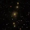 SDSS-Aufnahme der Galaxienkette Arp 331