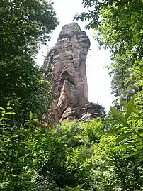Asselstein – die schmale Ostwand