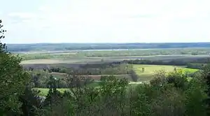 Sicht auf die Augusta AVA vom Weingut Montelle Winery aus gesehen.
