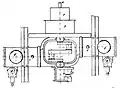 Benz Zweizylindermotor, gegenläufig (1898)