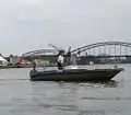 Boot Hessen 401 der Wasserschutzpolizei während der WM 2006 auf dem Main bei Frankfurt