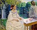 Selbstporträt mit Schwester (1898, Russisches Museum)