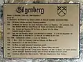 Burgruine Gilgenberg. 710 m.ü.M, in Zullwil, im Solothurner Faltenjura, Schweiz