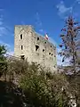 Burgruine Gilgenberg. 710 m.ü.M, in Zullwil, im Solothurner Faltenjura, Schweiz