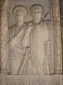Römisches Ehepaar, Grabrelief aus Andetrium