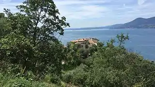 Blick auf Ca’ Tronconi gen Süden