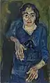 Chaim Soutine:Die Frau in Blau, um 1919, Barnes Foundation, Philadelphia