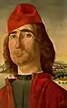 Vittore Carpaccio (zugeschrieben):Bildnis eines jungen Mannes mit roter Mütze, um 1490–1495, Museo Correr, Venedig