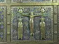 Gekreuzigter Christus mit Maria und Johannes