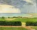 Flache Landschaft mit Wasser, 1907, Nationalmuseum Warschau