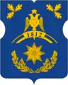 Stadtteilwappen; die aufgetragene Jahreszahl „1812“ meint den Russlandfeldzug 1812, bei dem Fili einer der Vorposten westlich von Moskau war