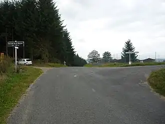 Passhöhe des Col de la Croix Rosier