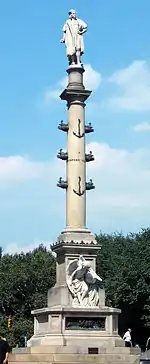 Columbus-Monument, New York, 1892