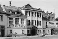 Fotografie des Corpshauses in der Mathystrasse 9 (Frontansicht)