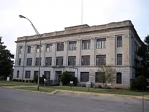 Pontotoc County Courthouse, gelistet im NRHP mit der Nr. 84003418
