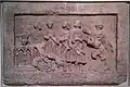 Das Martyrium des hl. Dionysius (Saint Denis) (1252), Paris, Krypta des Martyriums des hl. Dionysius. Flachrelief wahrscheinlich aus der ehemaligen Abtei von Montmartre