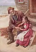 Daniel Peggotty und Emily (Harold Copping)