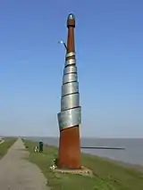 Stele zu Ehren von Ede Staal