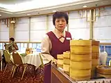 Dimsum-Wagen, Hongkong 2005