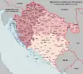 Wehrbereiche der Kroatischen Heimwehr im Unabhängigen Staat Kroatien (ab 1943)