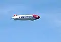 Werbe-Zeppelin zum 20-jährigen Jubiläum
