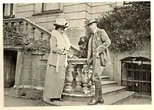 Ellen Cuffe mit ihrem Ehemann William Cuffe