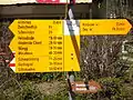 Mittleres Tal: Wegweiser Diemtigtaler Hauswege in Entschwil