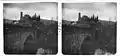 Historische Ansicht von Mieres mit der Kirche Sant Pere de Mieres (1920)