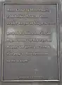Gedenktafel an Franz Michael Felder in Hopfreben im Schoppernau