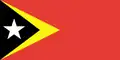Flagge der Unabhängigkeits-zeremonie vom20. Mai 2002