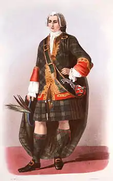 Viktorianische Darstellung des Clan-Oberhaupts