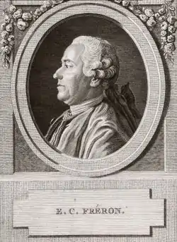 Élie Catherine Fréron, Verleger des Journals Année littéraire