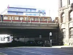 Bahnunterführung mit Andreasstraße 74