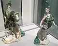 Porzellanfiguren Oceanus und Tethys