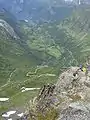 Blick vom Dalsnibba auf Geiranger
