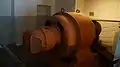 Der Generator erzeugt Strom (6 kW bei 750/min)