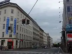 bei der Mariahilfer Straße gegen Südosten