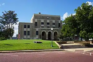Das Upshur County Courthouse in Gilmer, gelistet im NRHP mit der Nr. 12000290