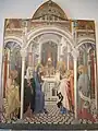 Giovanni di Paolo, Darbringung im Tempel, um 1450-1455, 247 x 172 cm, Pinacoteca Nazionale Siena.