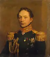 General Georg Rosen (1776–1841) im Jahr 1826
