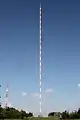Der 273 Meter hohe Hauptsendemast