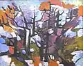 Spätwinter, Ölbild, 1970